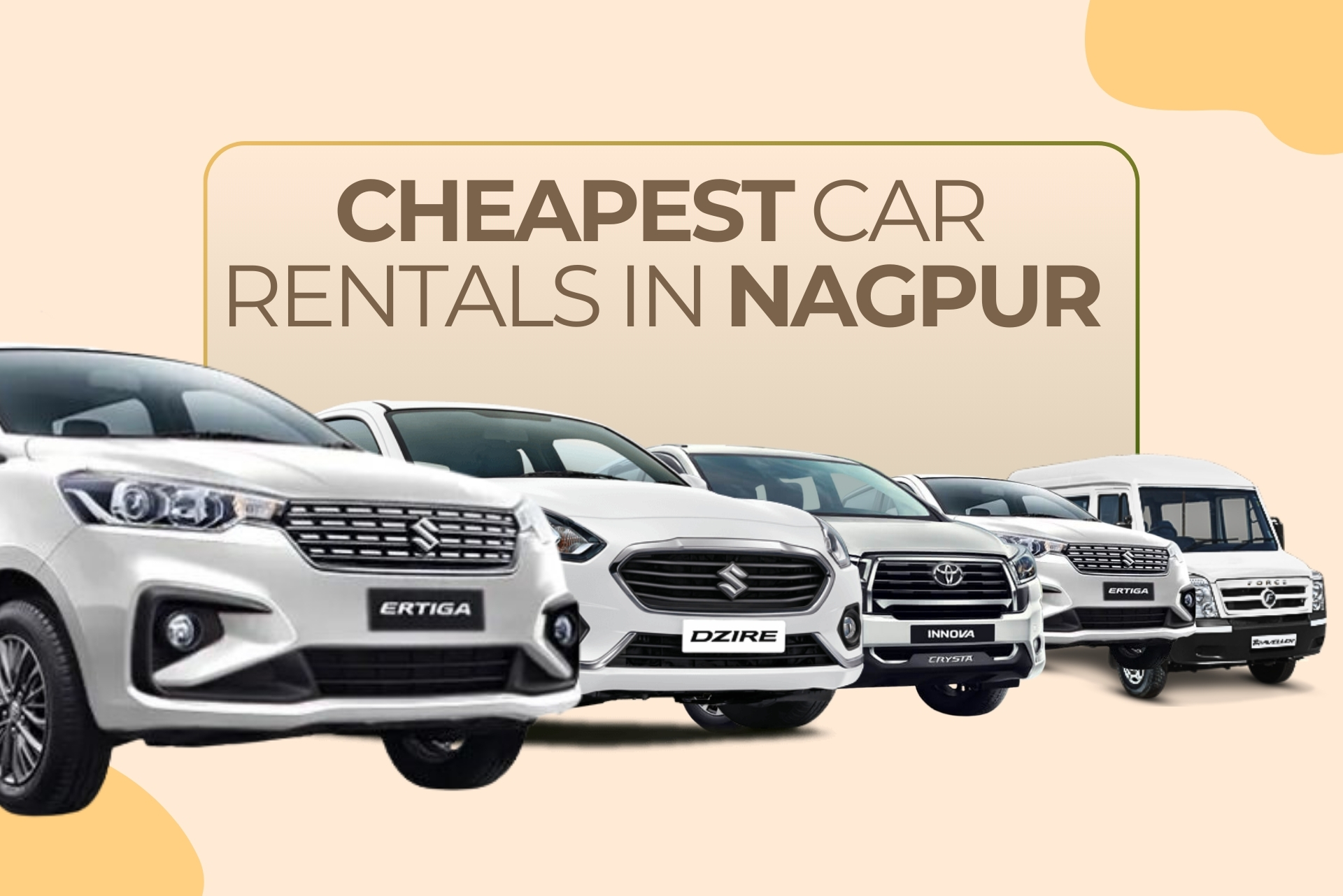 Cheapest Car Rentals in Nagpur