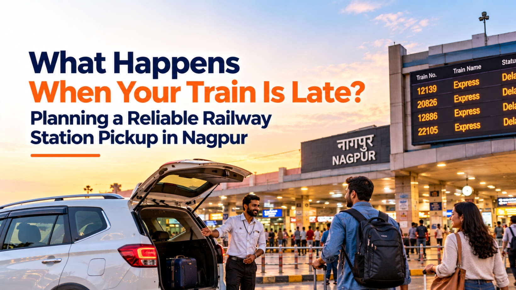 What Happens When Your Train Is Late? Plan a Reliable Railway Station Pickup in Nagpur